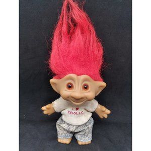 Vintage Ace Novelty I Love Trolls Troll Doll